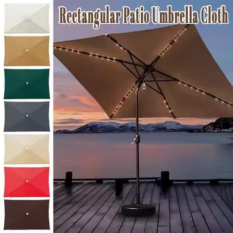 Toile de remplacement rectangulaire 2 x 3 m – parasol cantilever